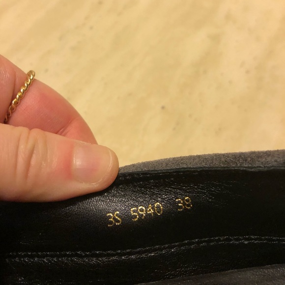 Auth Prada Suede Loafers in Dark Grey Size 7.5/8 - Picture 8 of 8